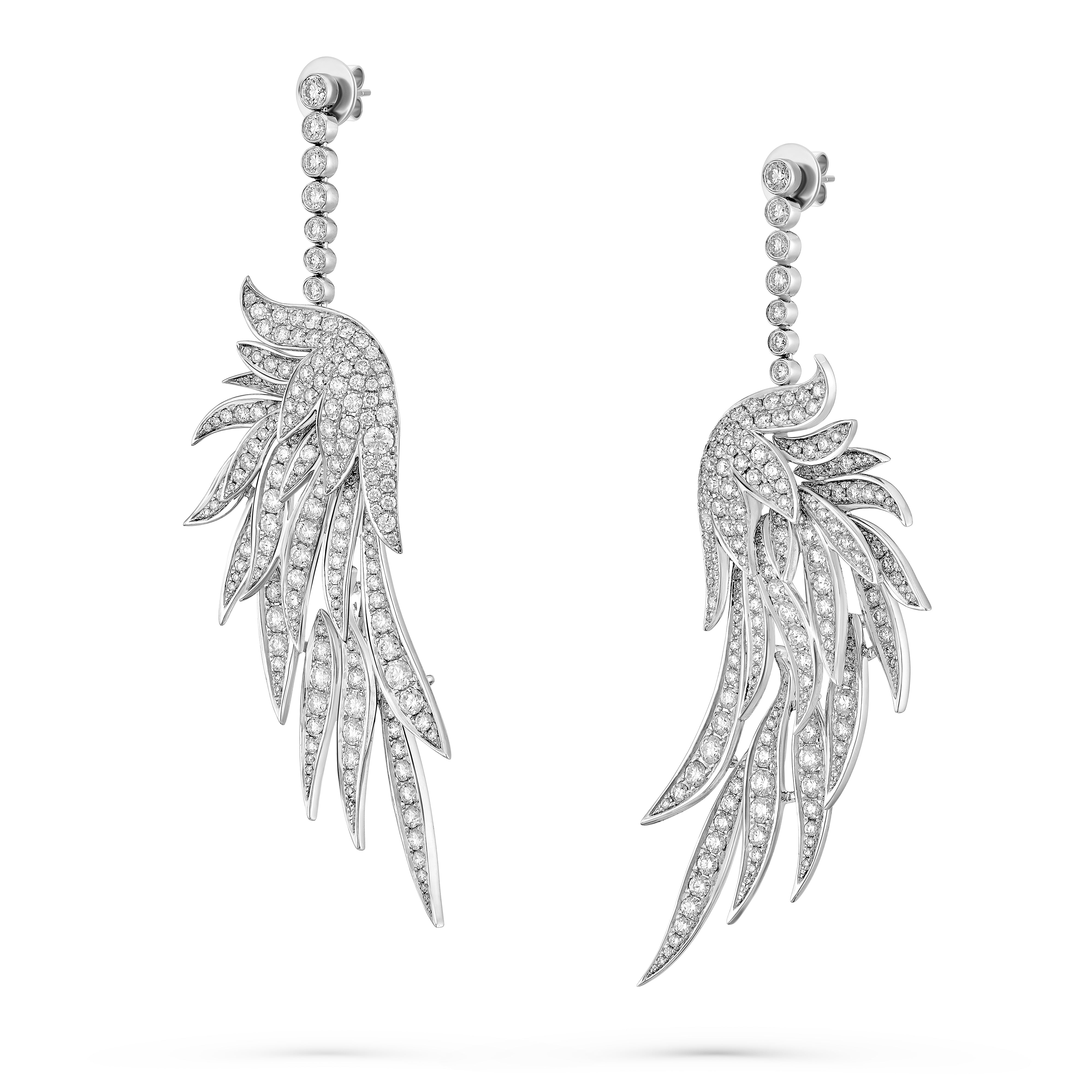 Brooch / Earrings Wings - Large