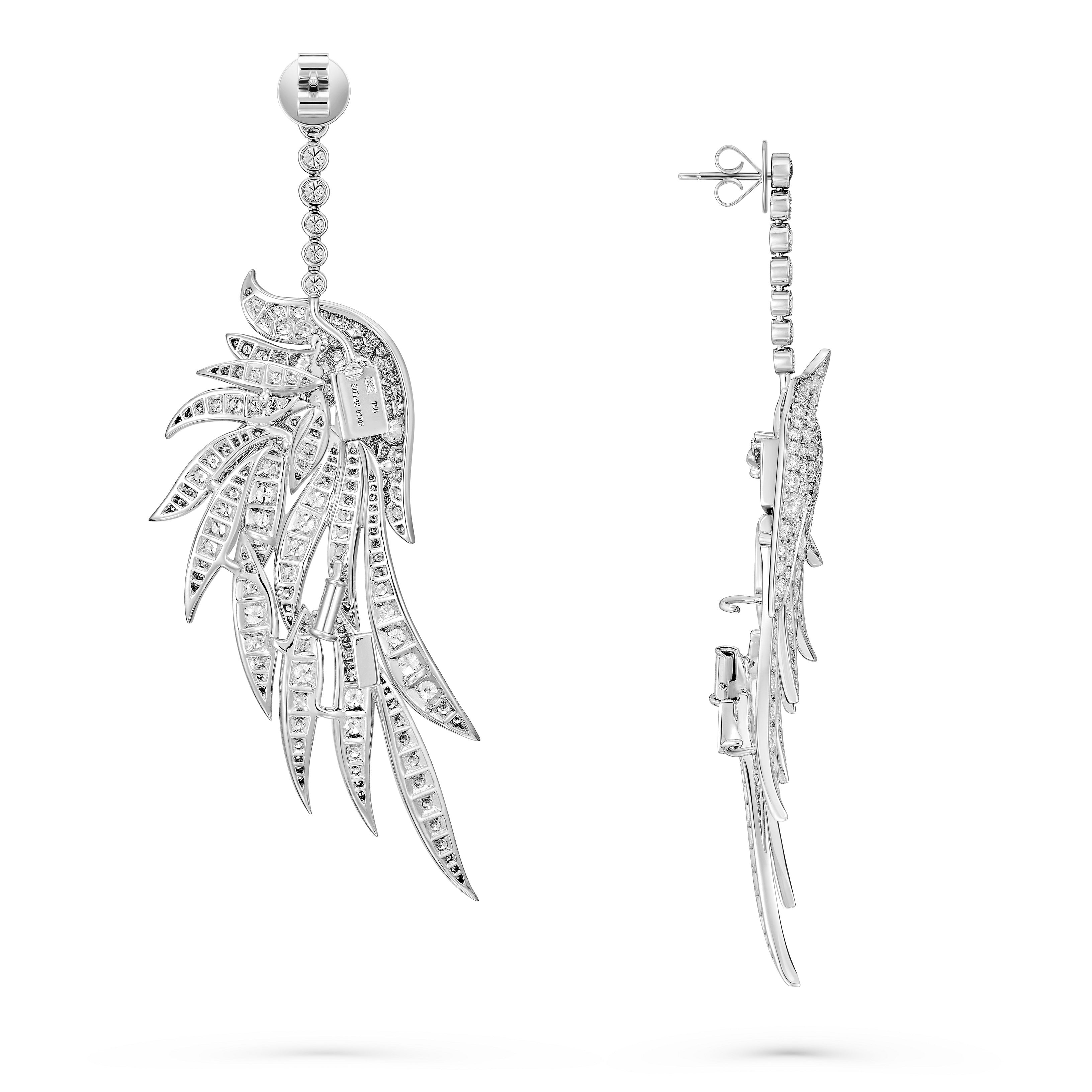 Brooch / Earrings Wings - Large