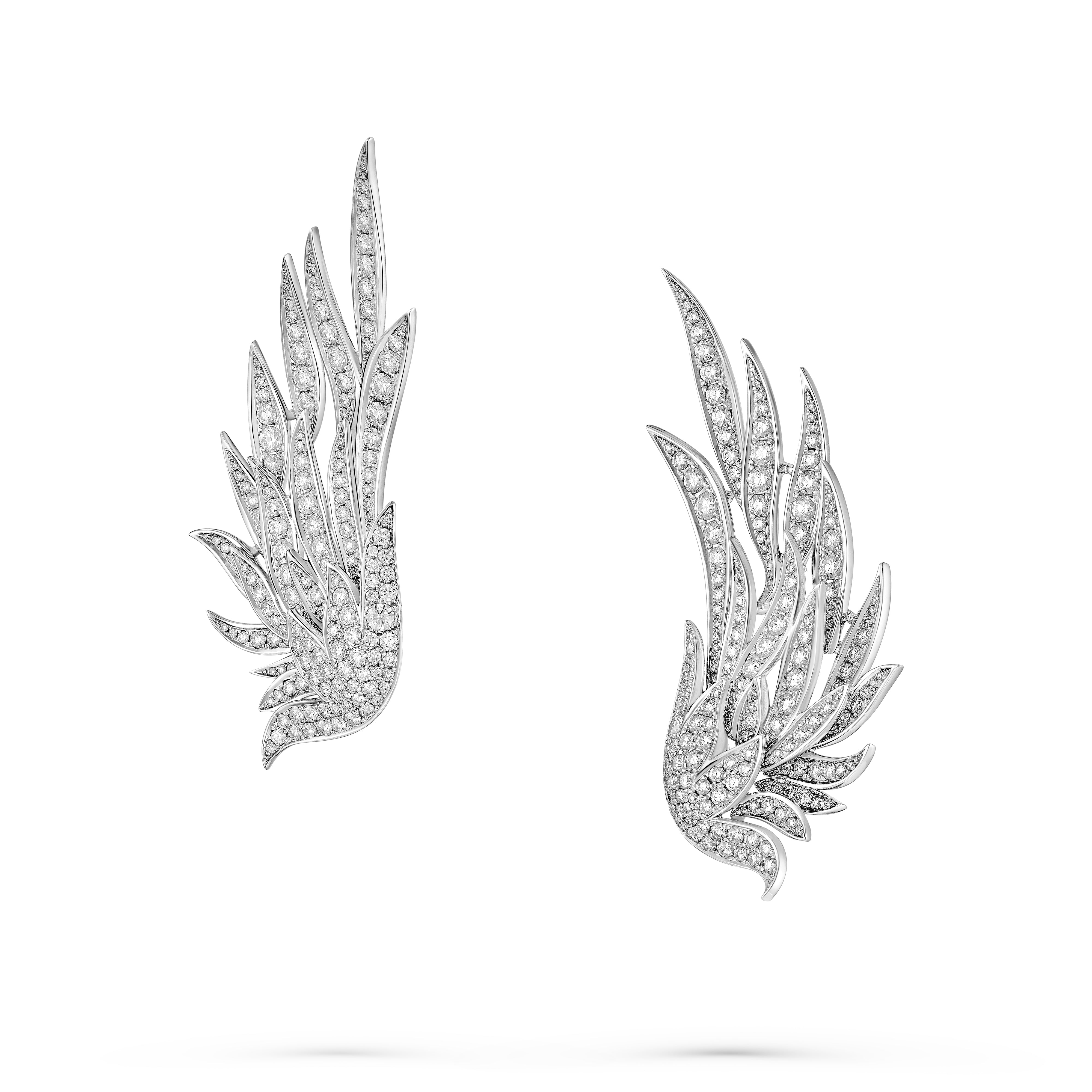 Brooch / Earrings Wings - Large
