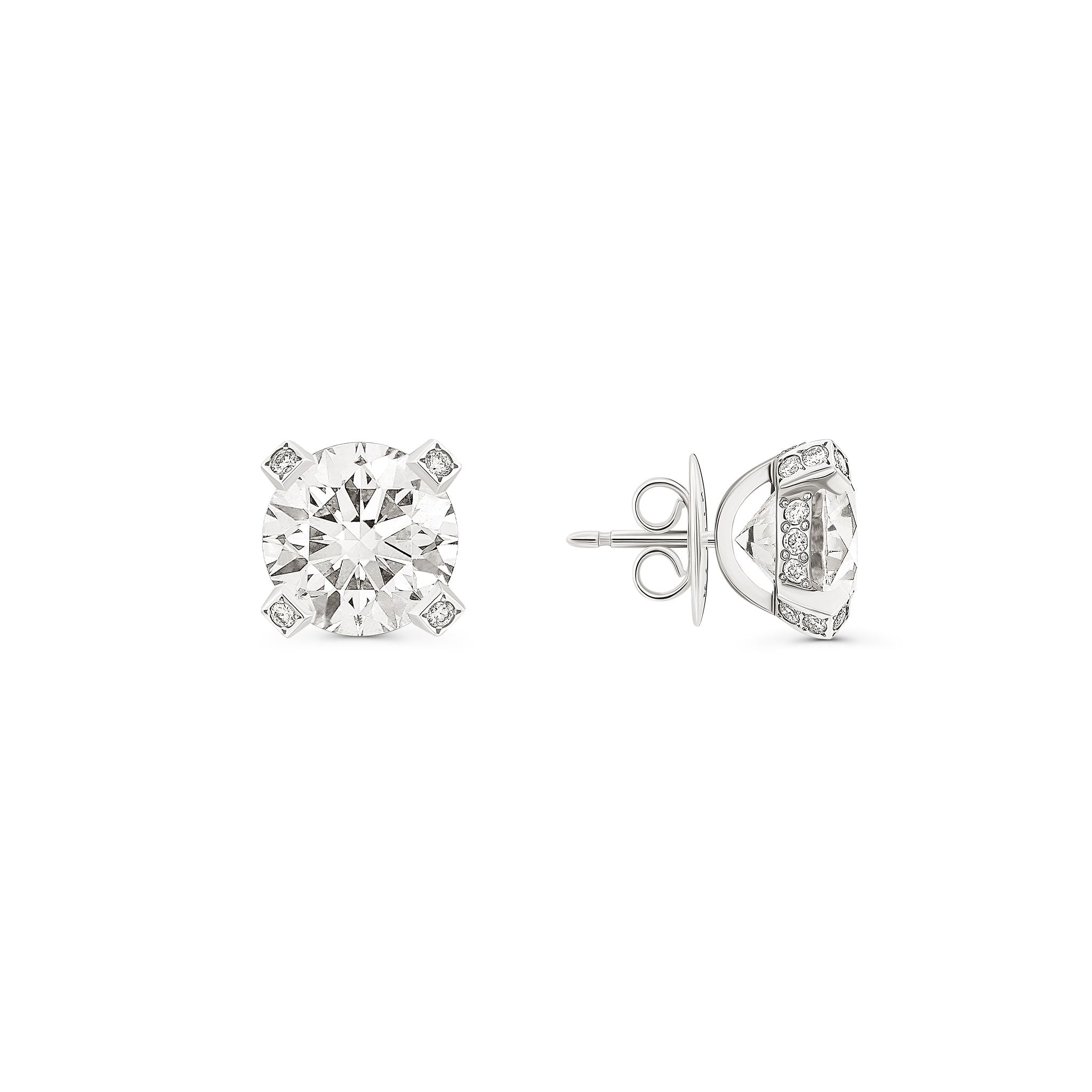 Earrings Solitaire Studs