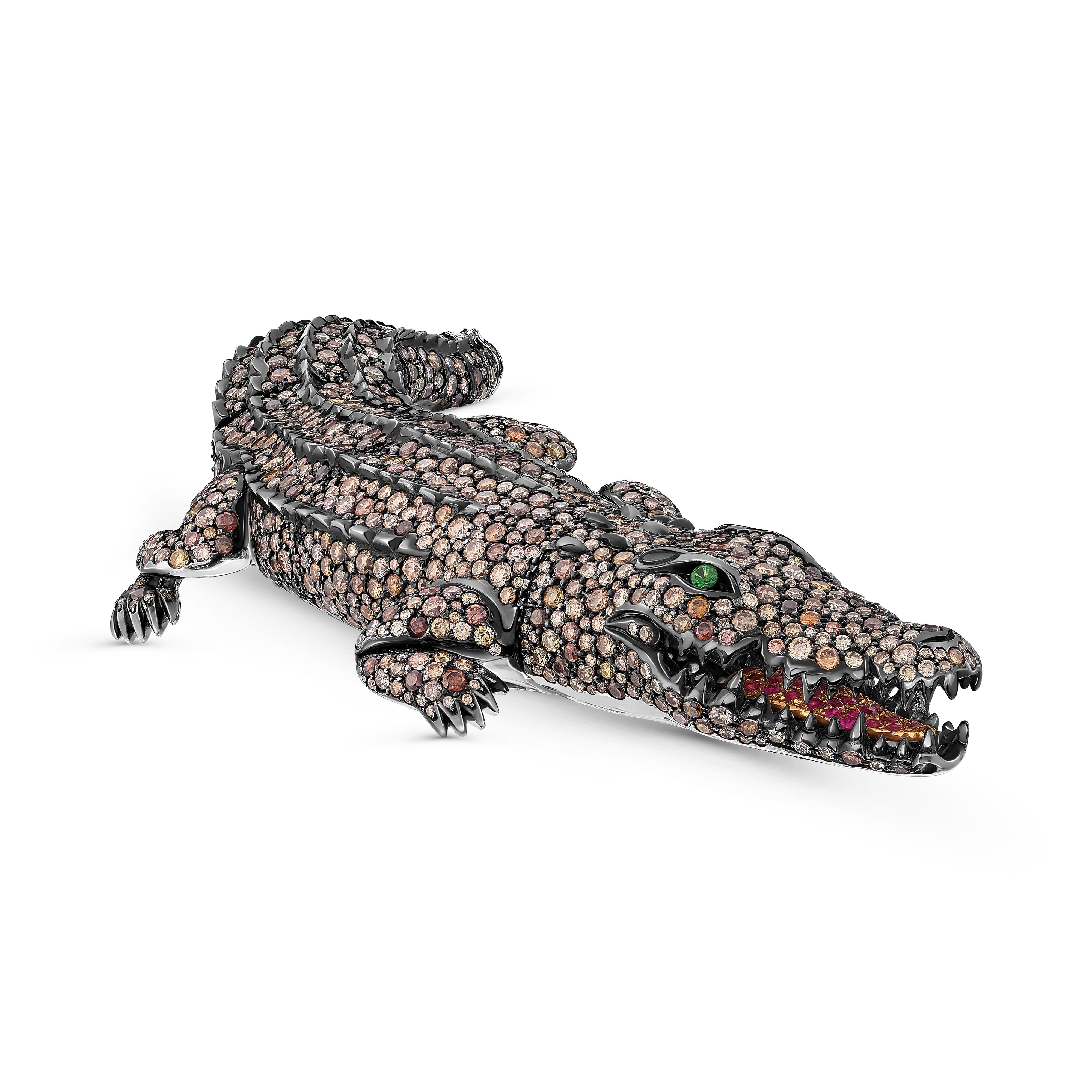 Brooch Crocodile The Other Twin