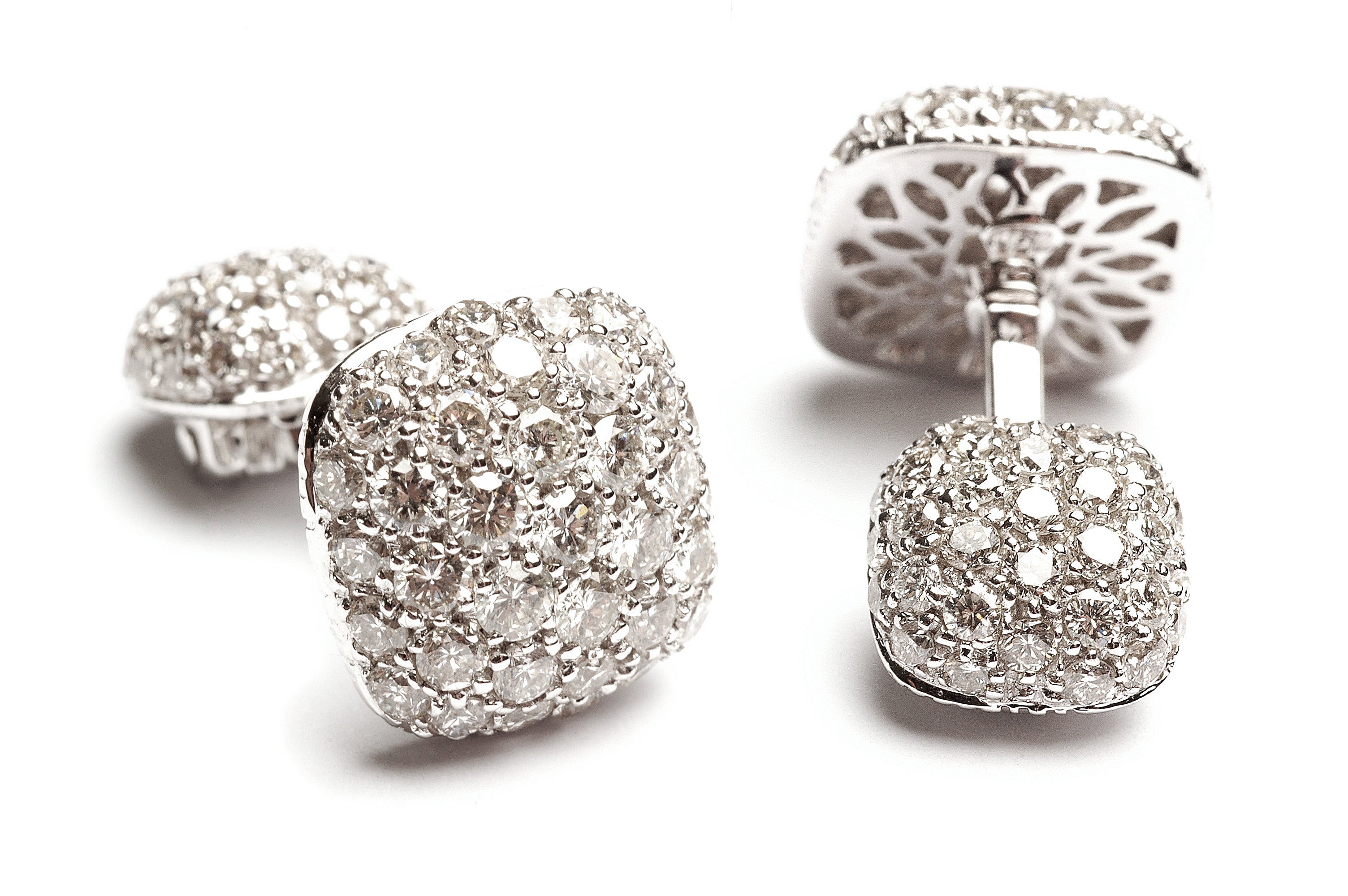 Cufflinks Pavé Diamond