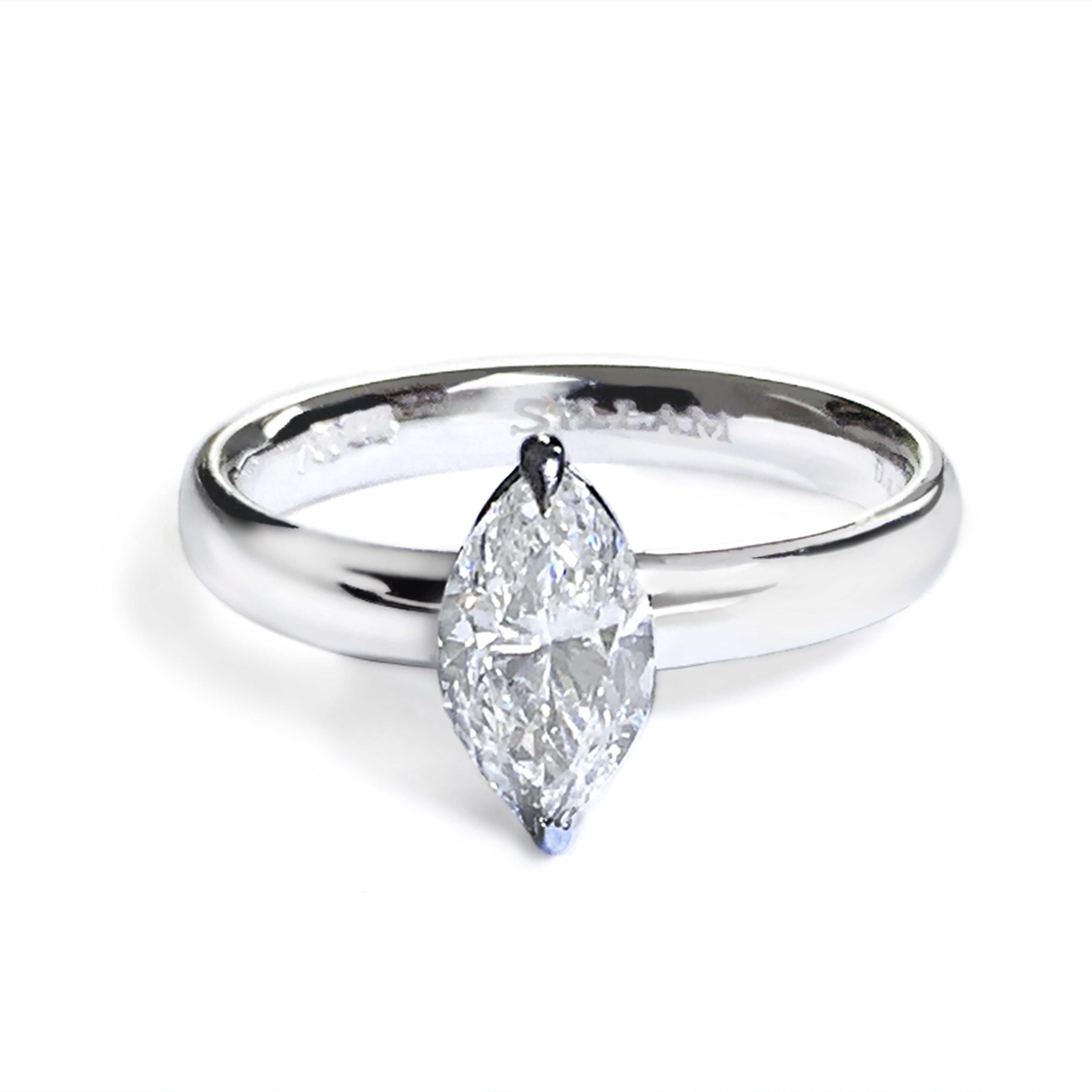 Ring Solitaire Marquise 1ct #53