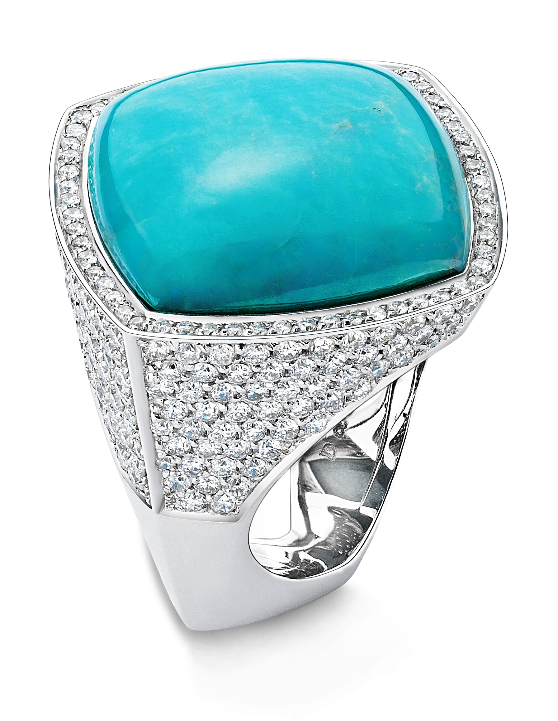Ring Tondo Blue Turquoise #53