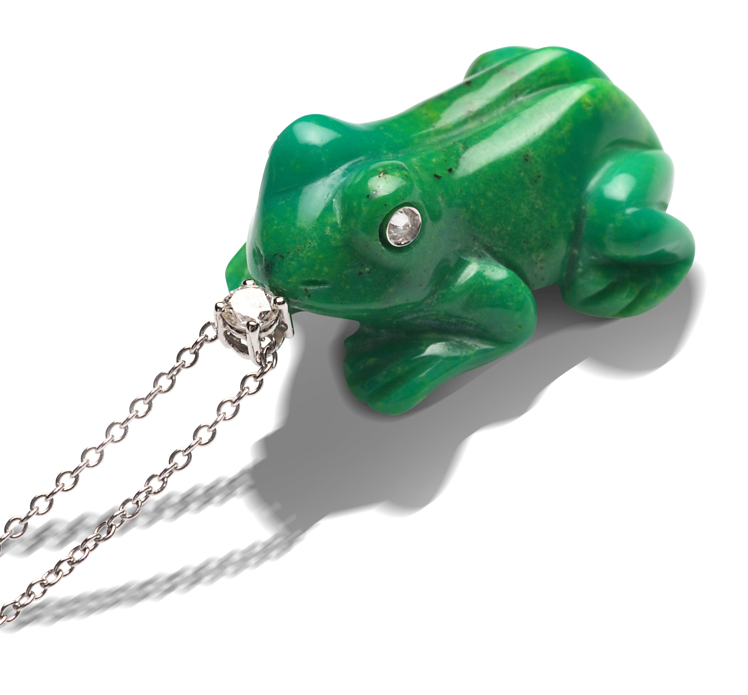 Pendant Turquoise Frog