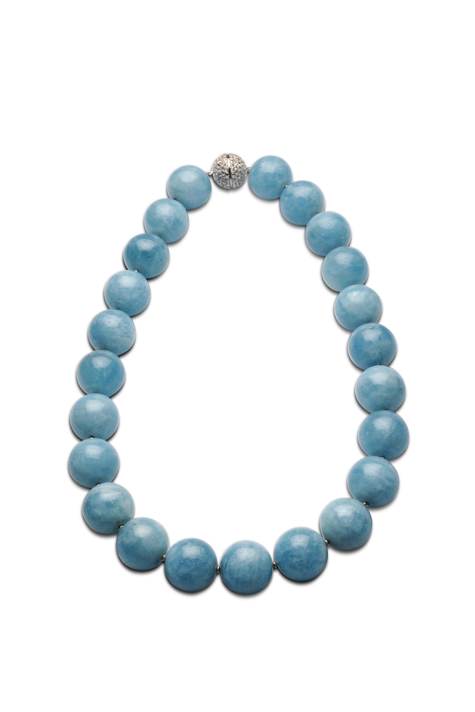 Necklace Aquamarine 1 Row