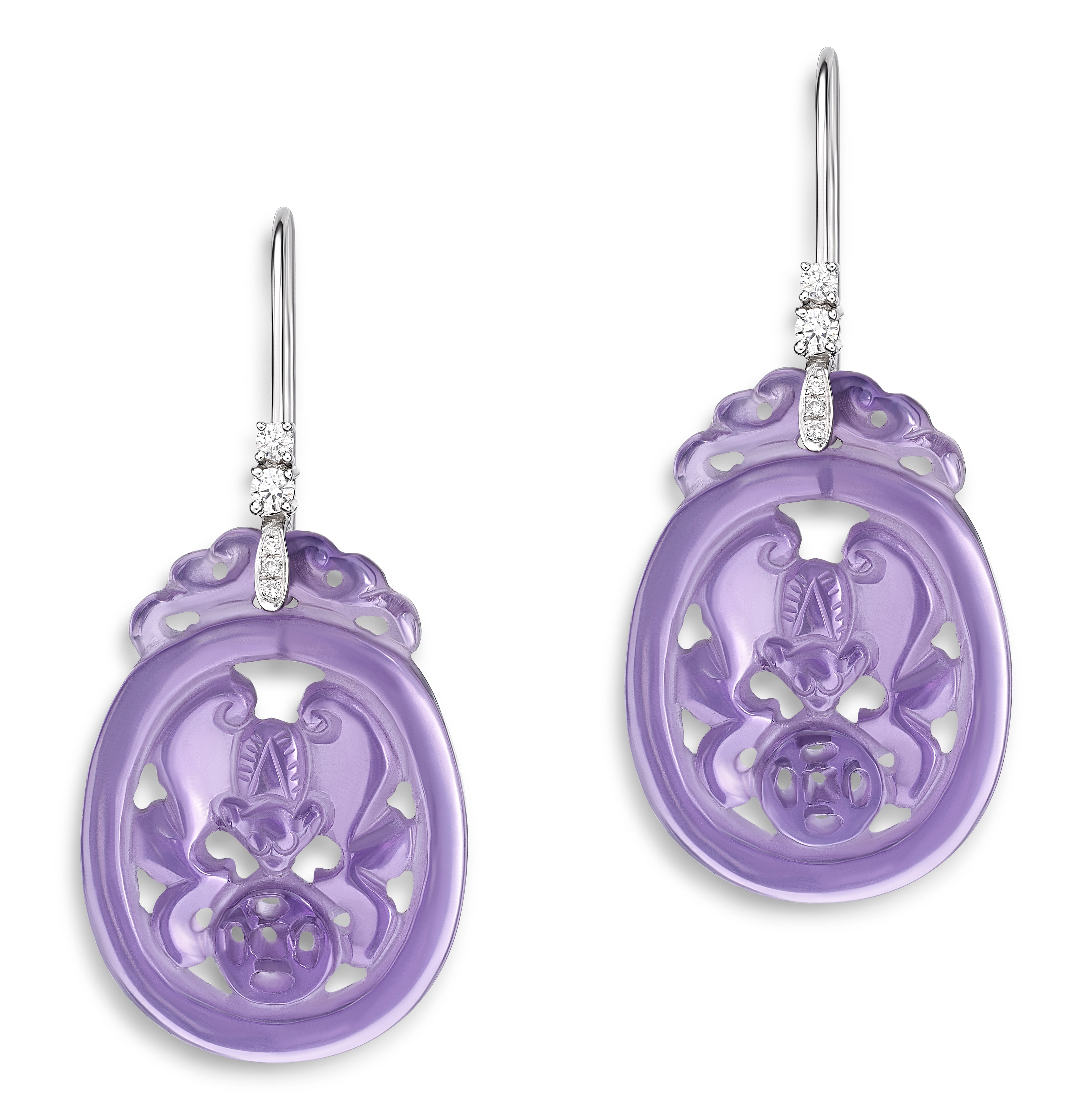 Earrings Ninette Amethyst