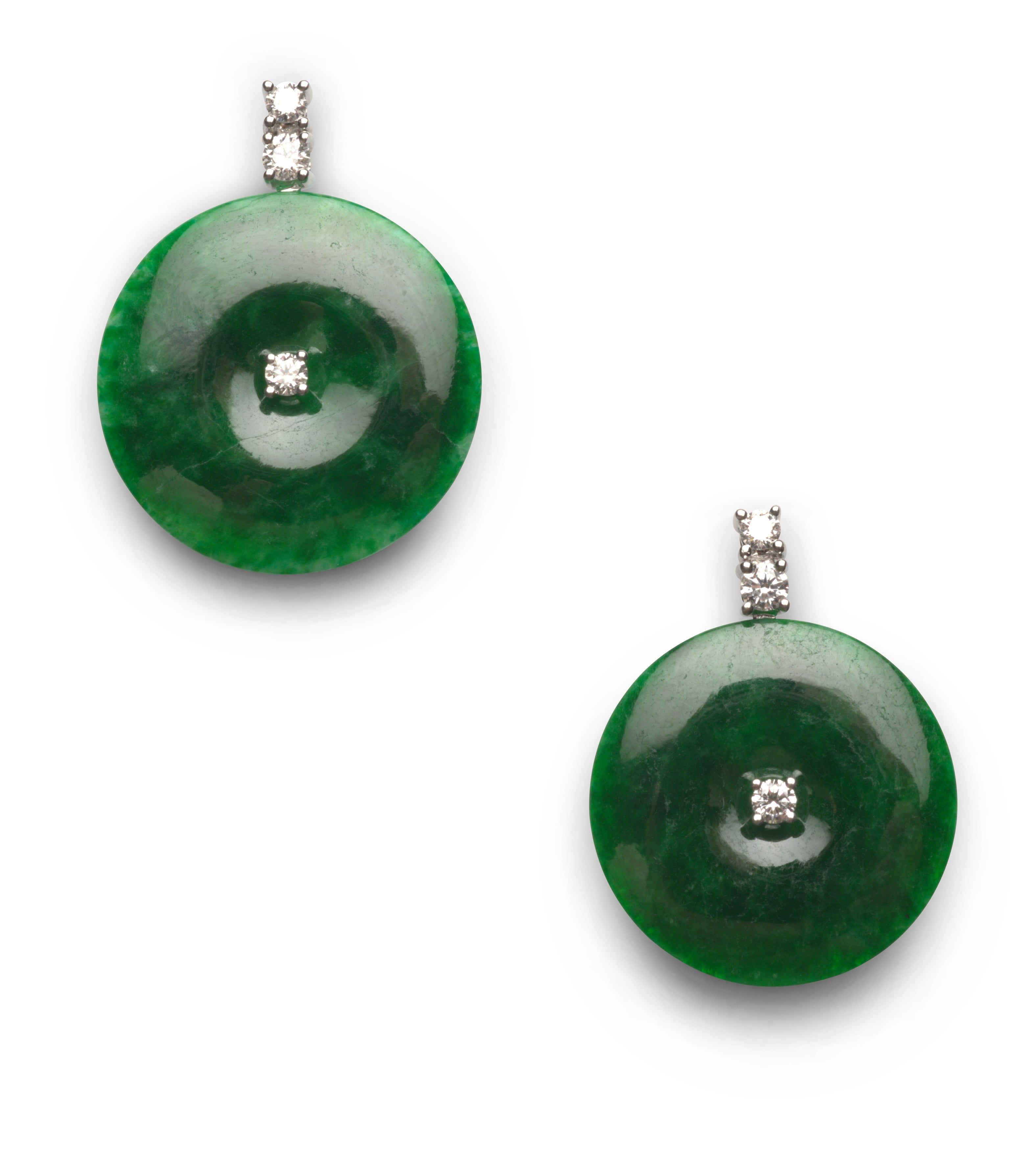 Earrings Rosalie Green Jade
