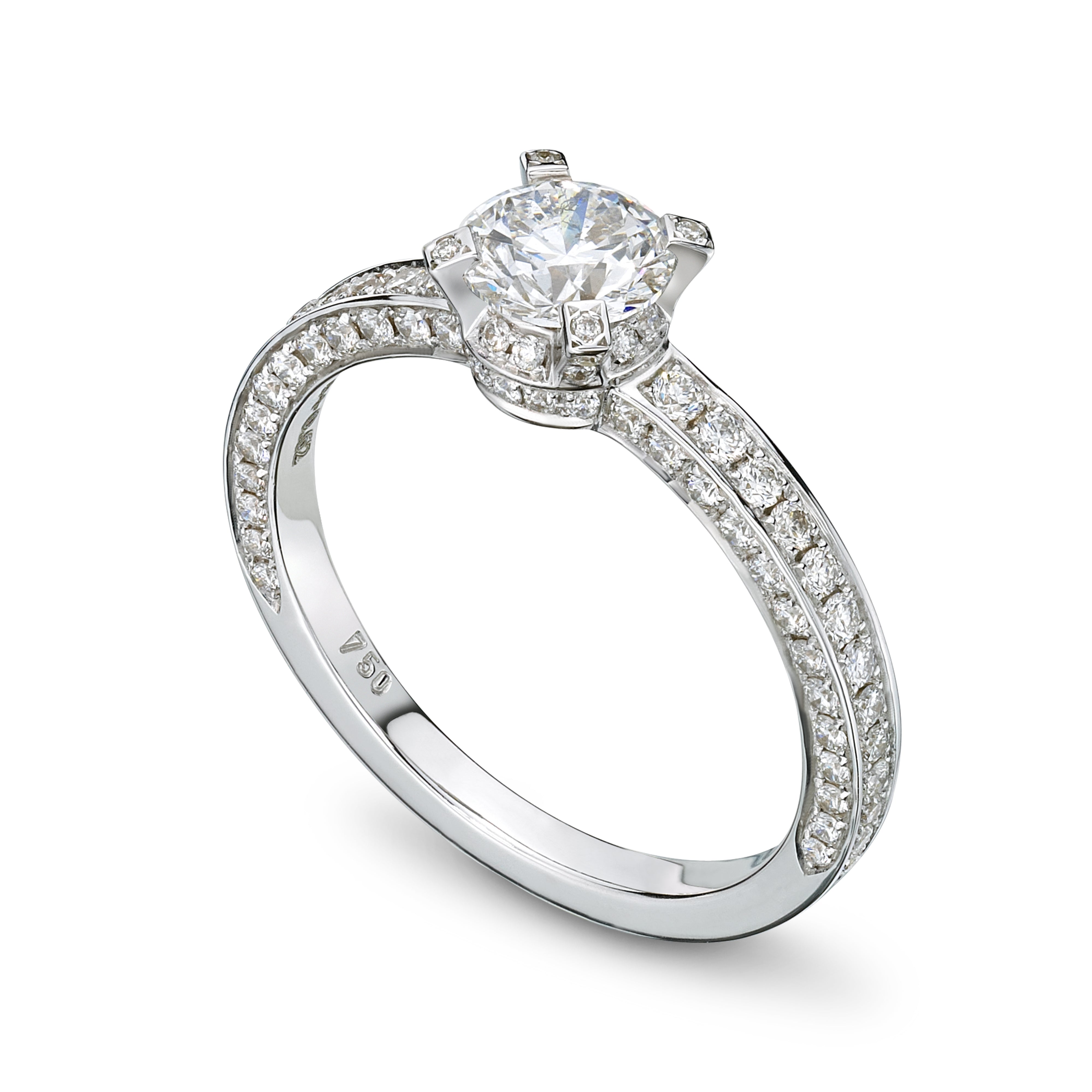 Ring Queen 0,71ct Diamond #54