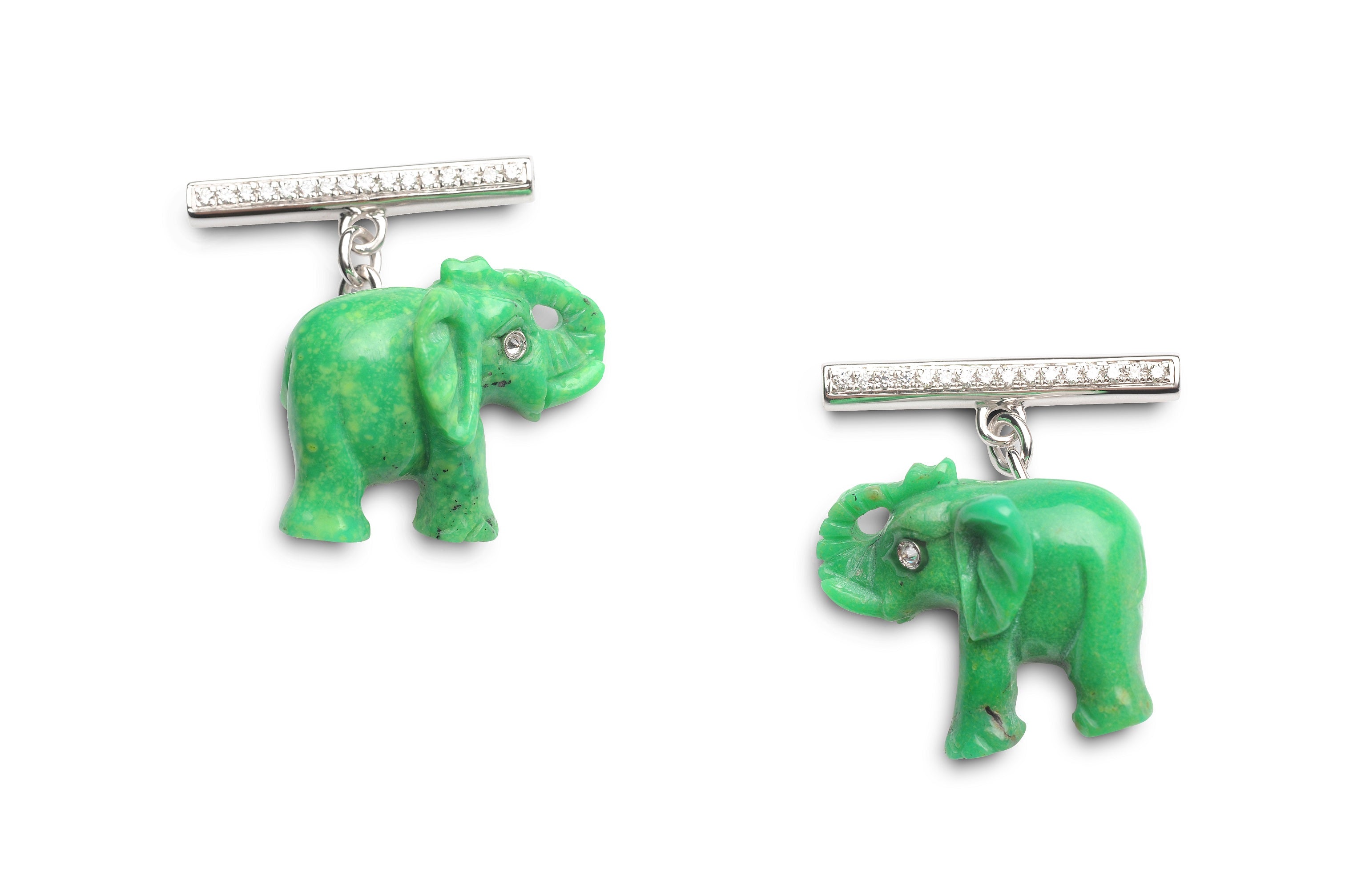 Cufflinks Elephant