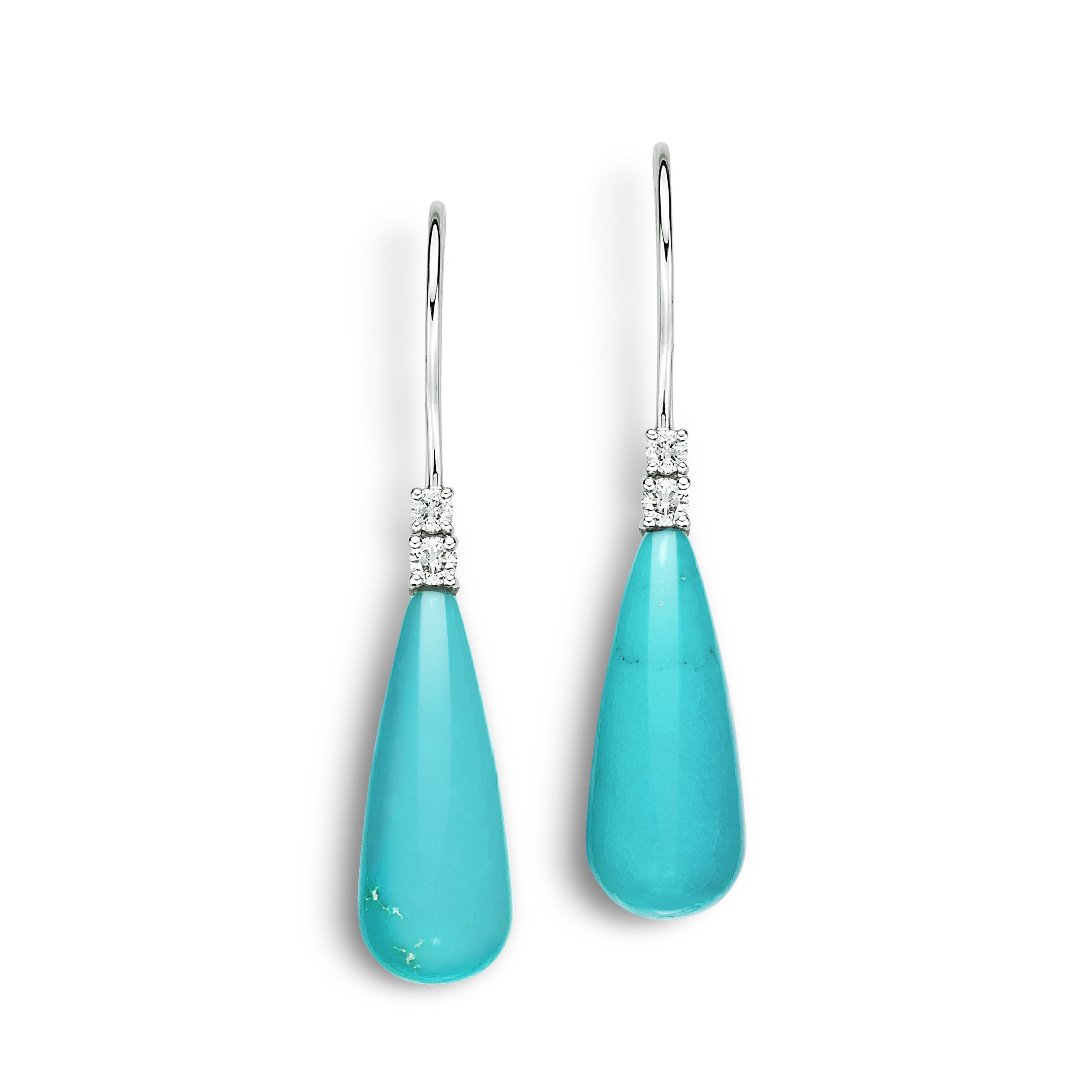 Earrings Ninette Blue Turquoise