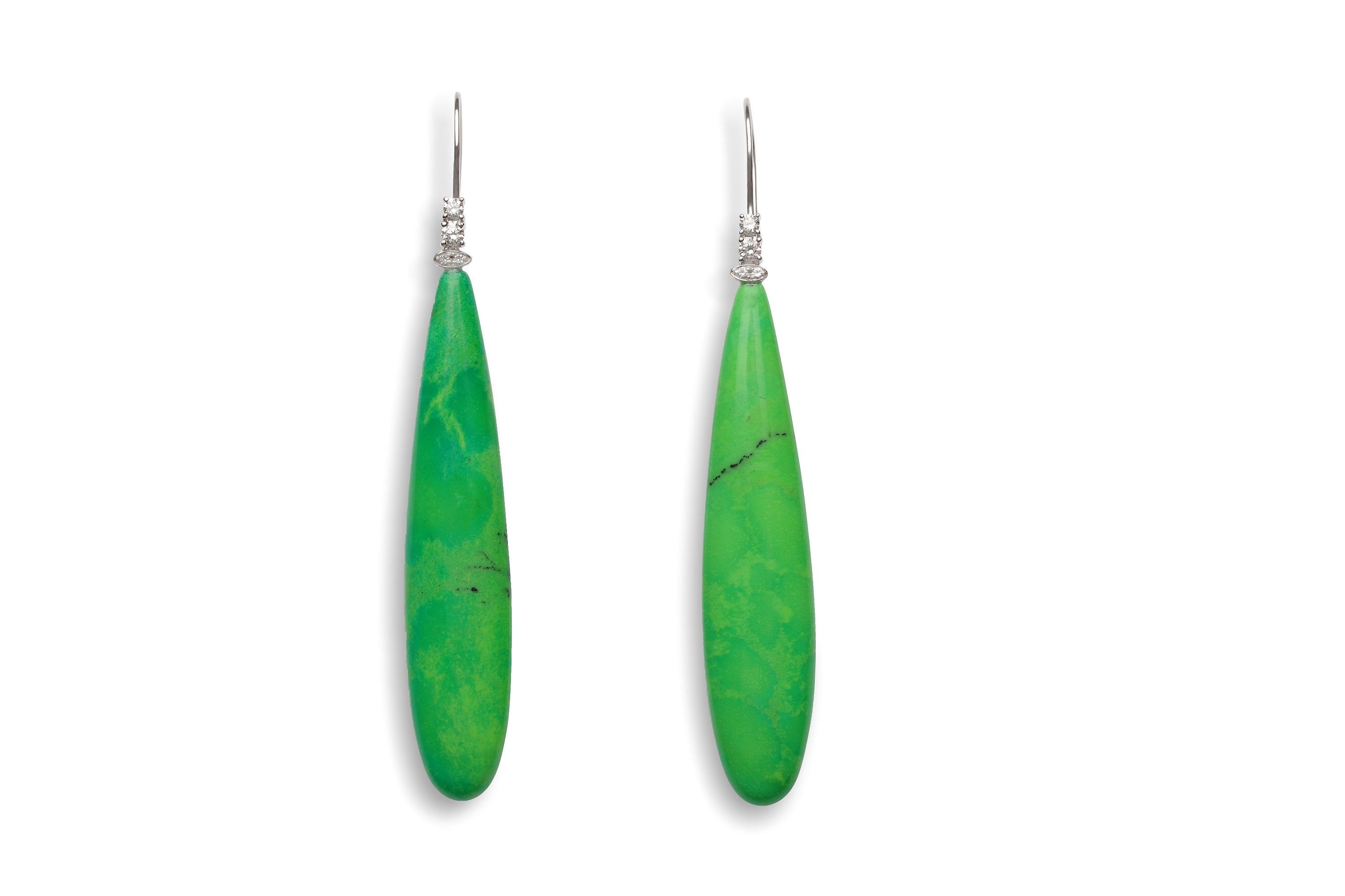Earrings Ninette Green Turquoise