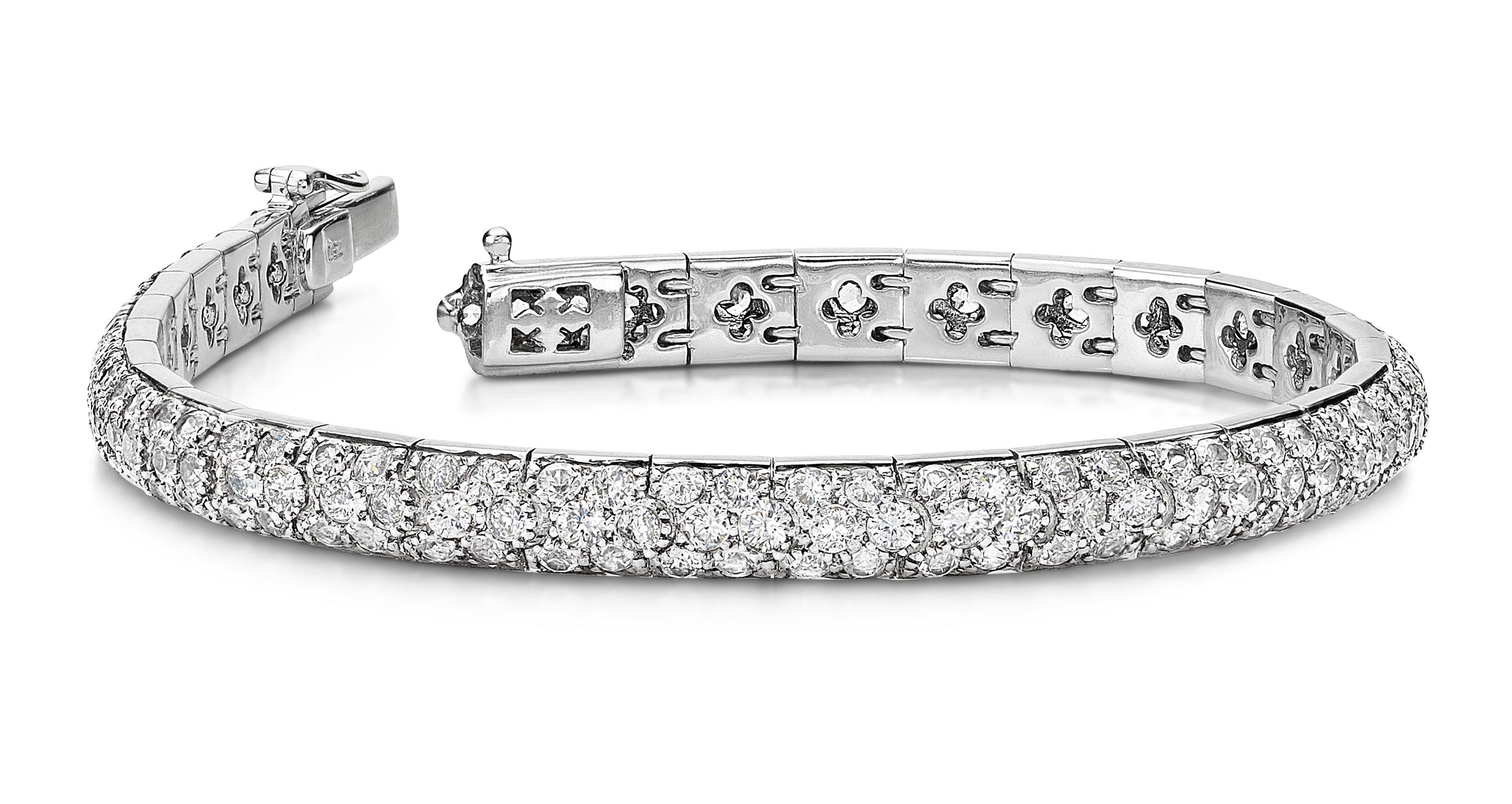 Bracelet Curved Pavé Diamond