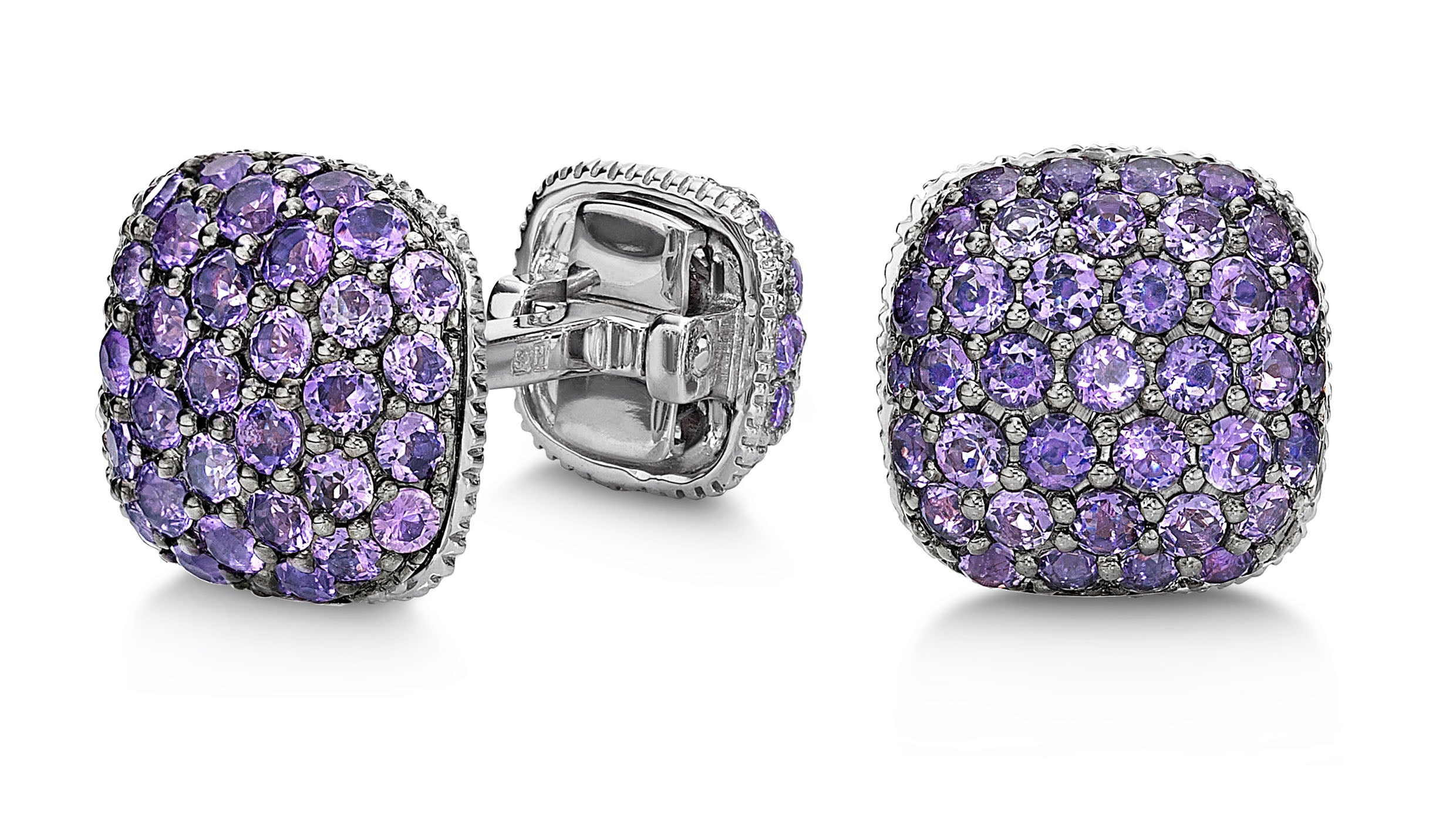 Cufflinks Pavé Amethyst