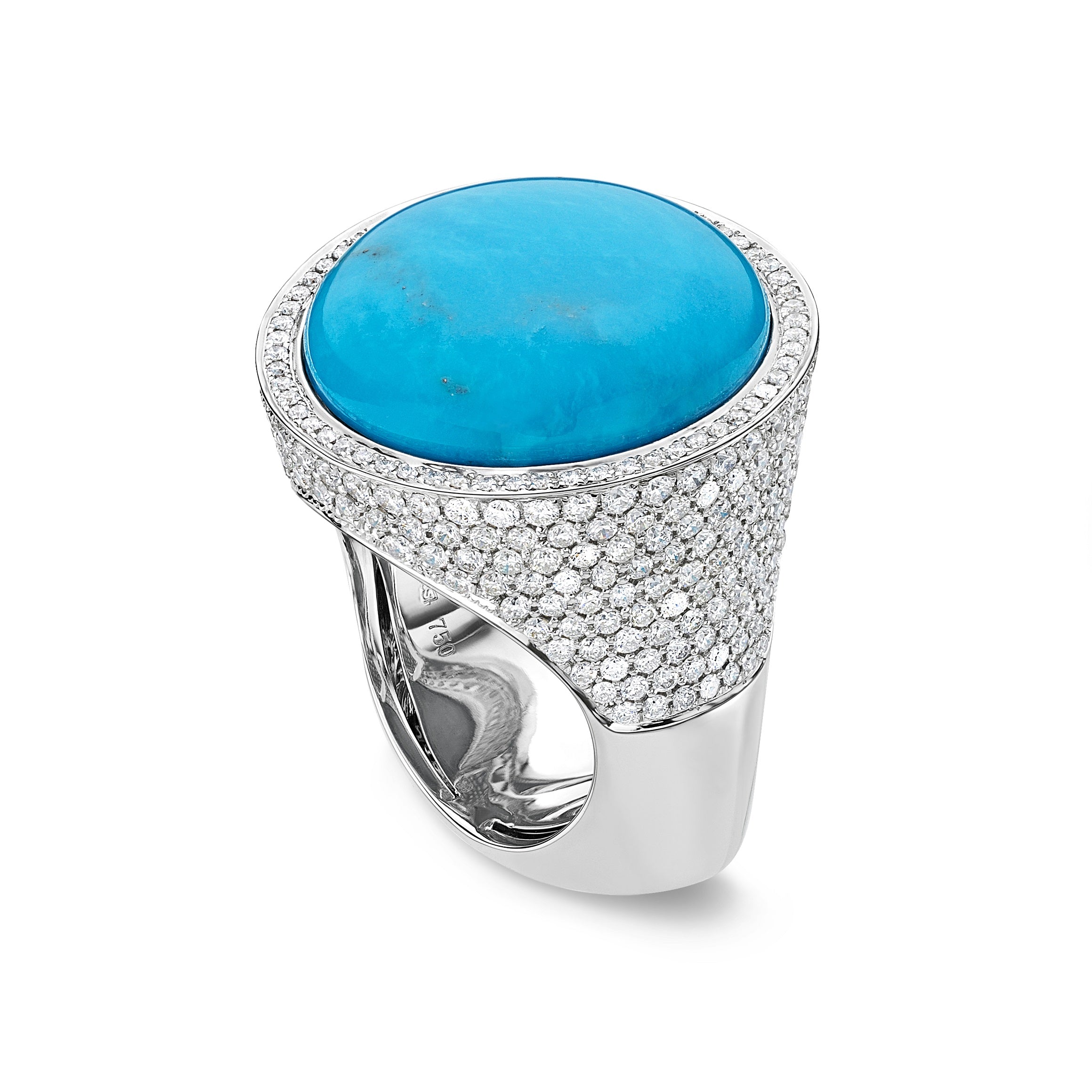 Ring Rondo Blue Turquoise #53