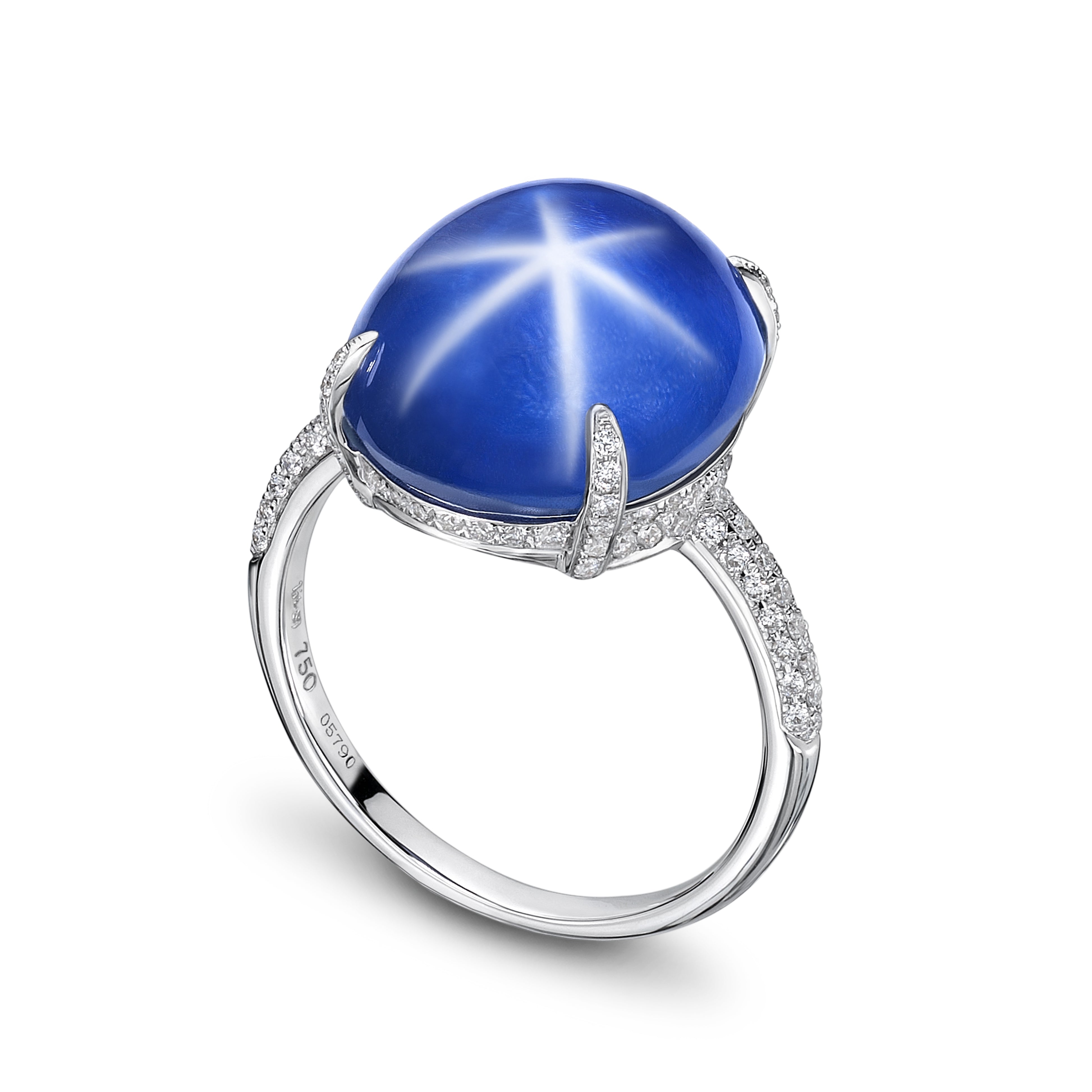 Ring Faye Star Blue Sapphire #53