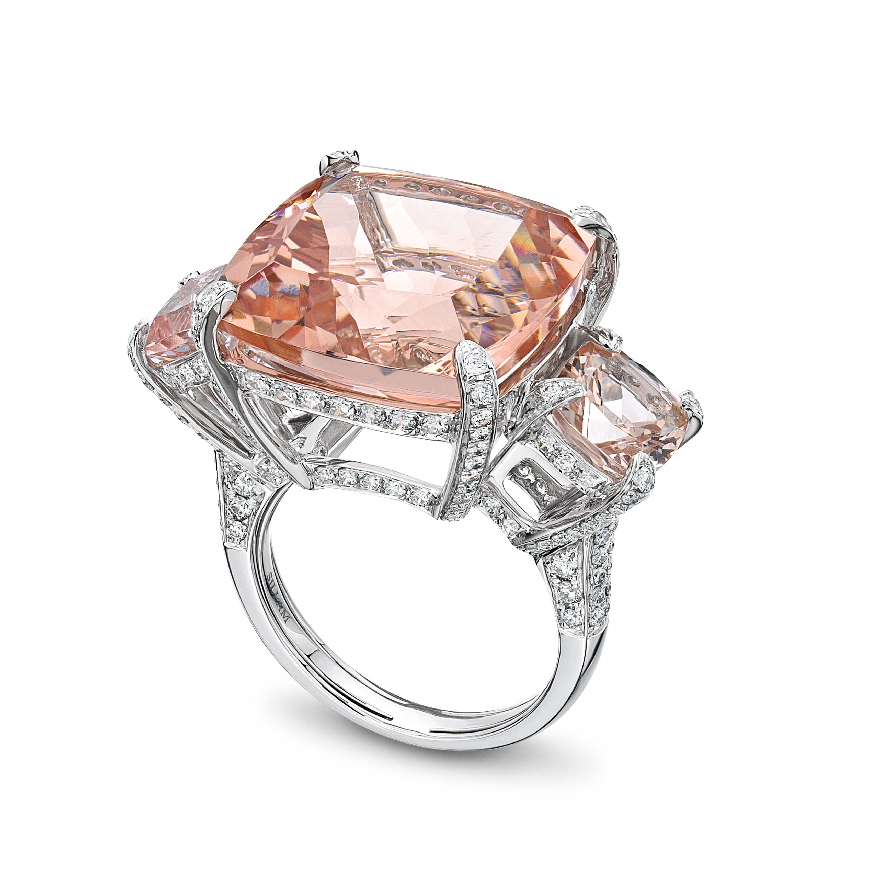 Ring Pink Lady Morganite #53