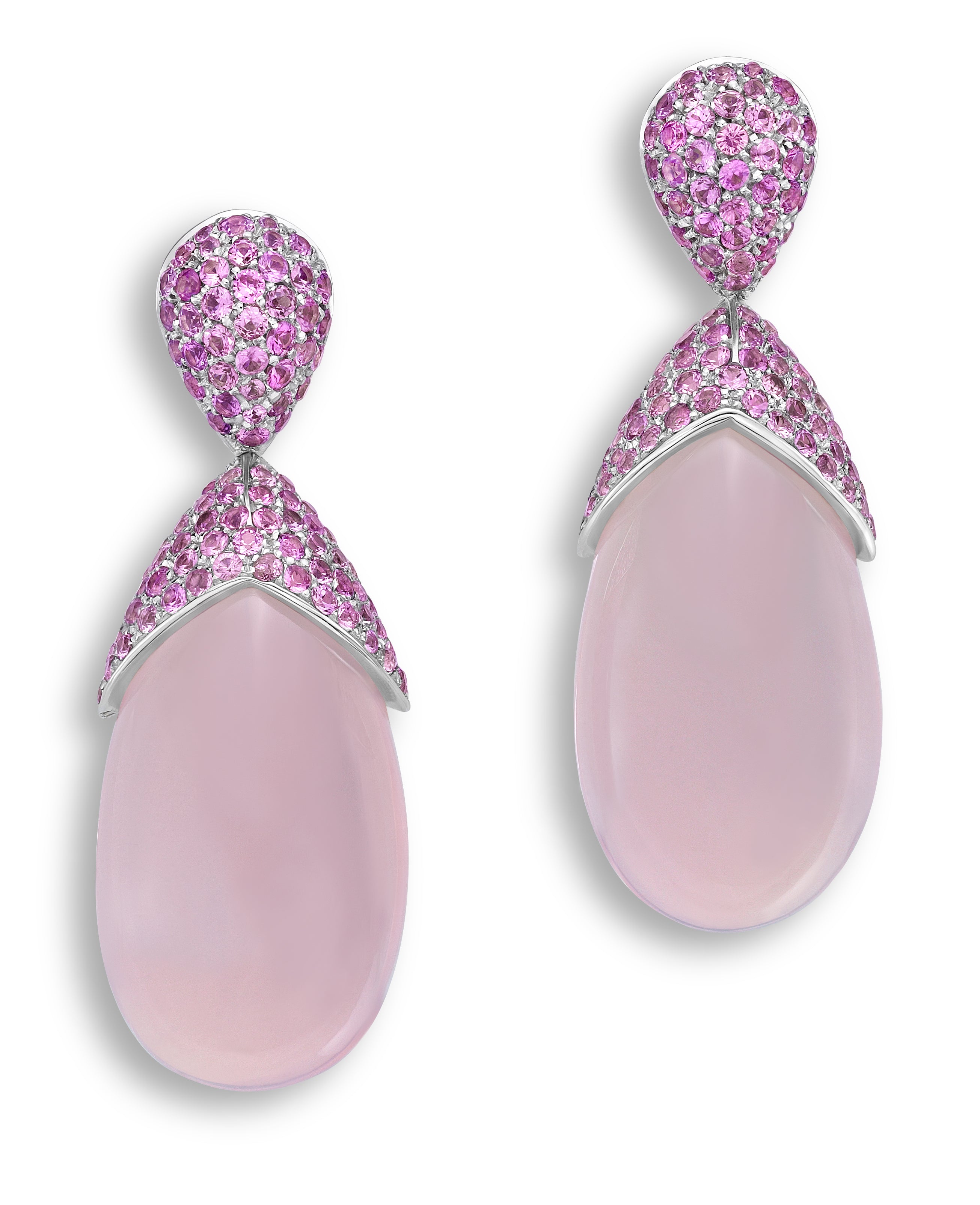 Earrings Rose Quartz