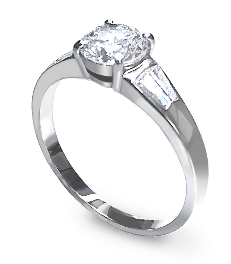 Ring Solitaire 4 prongs Diamond #53