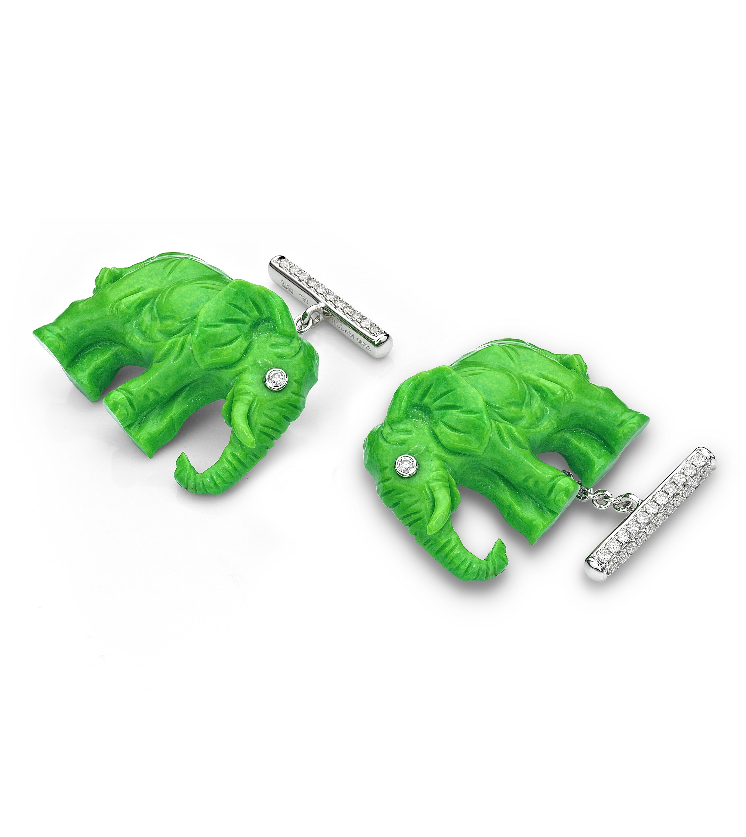 Cufflinks Elephant