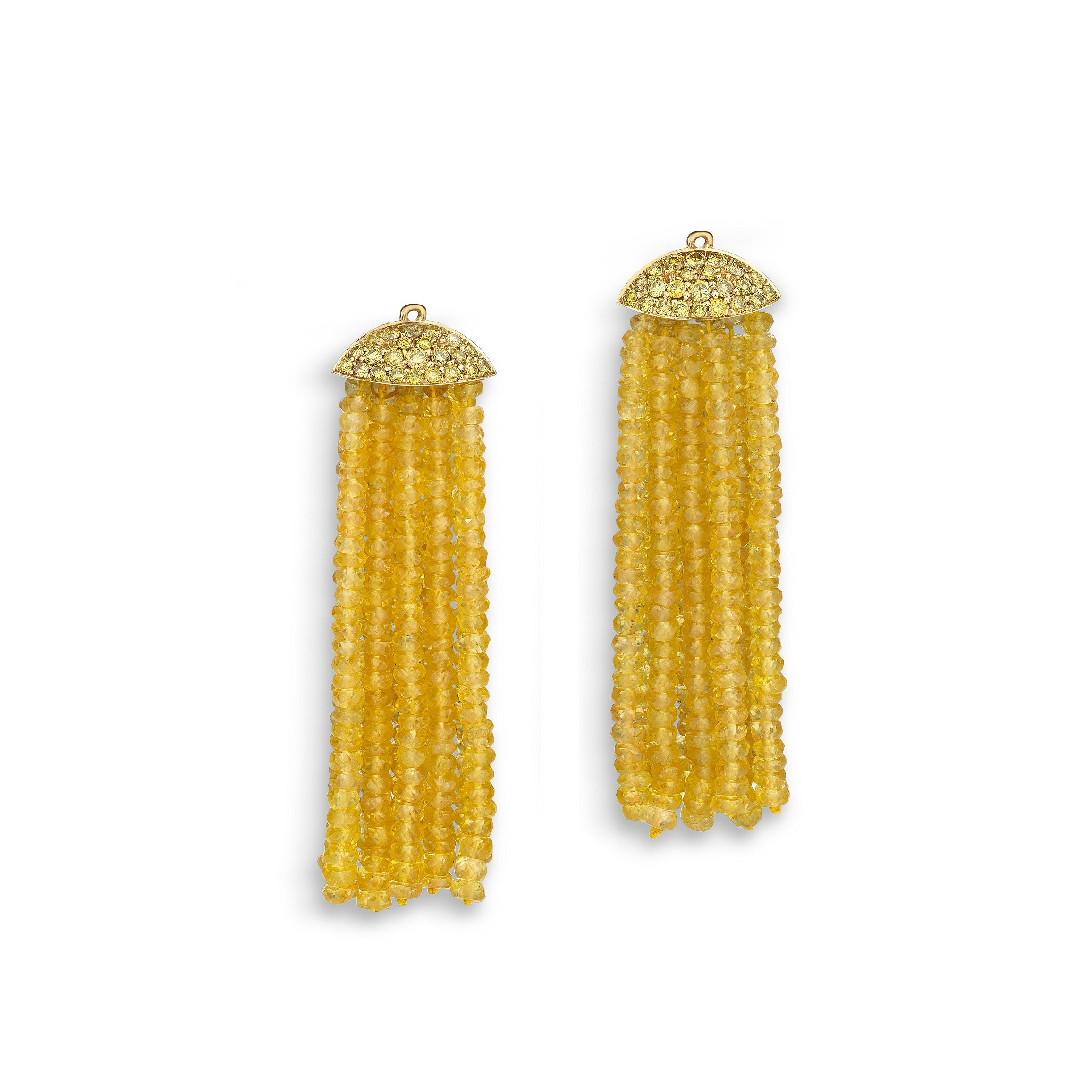 Earrings Nathalie Yellow Diamond Sub Part