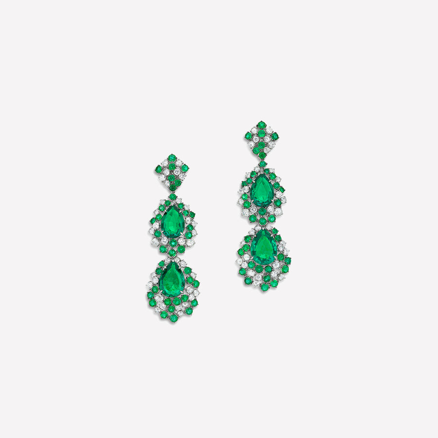 Earrings Green Suite