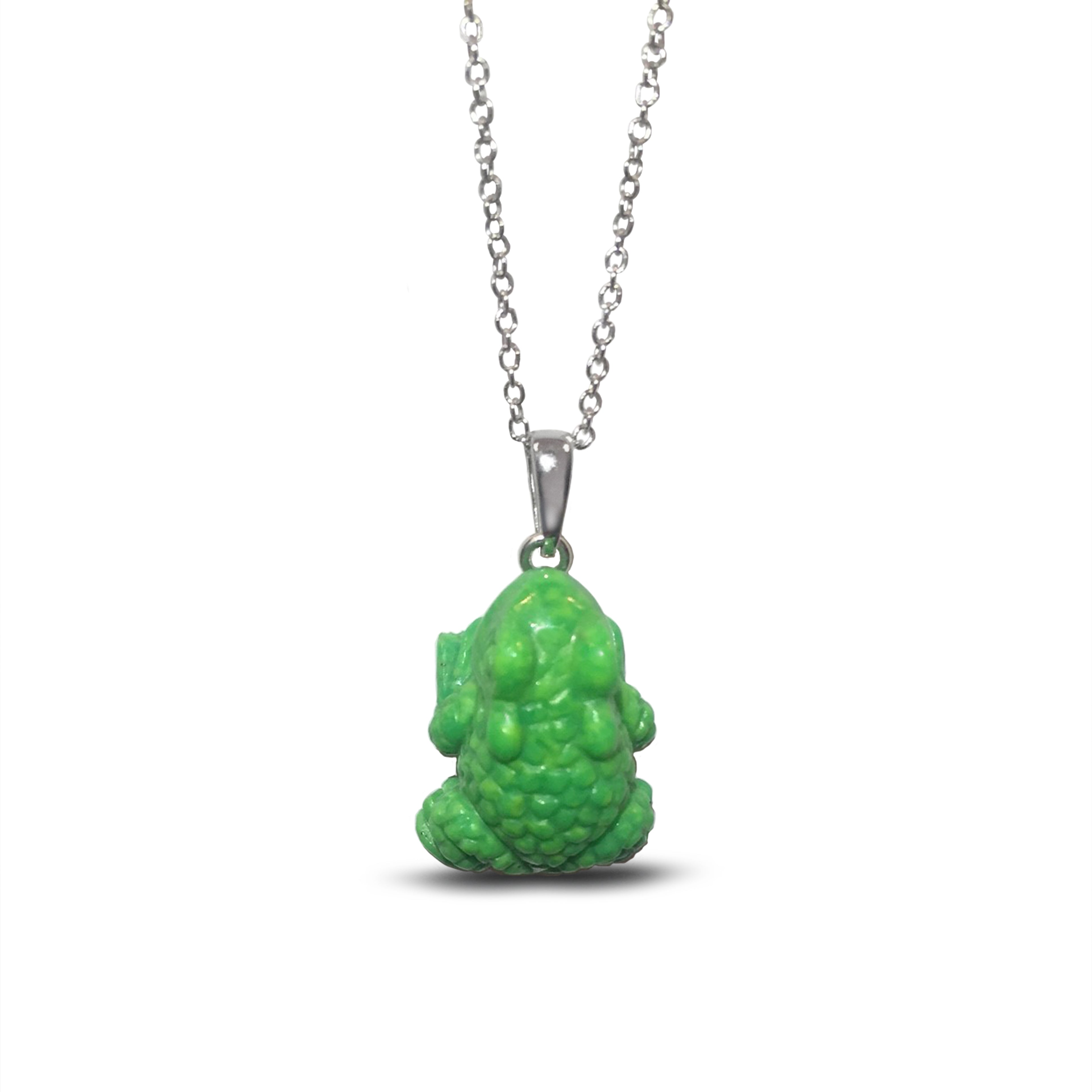 Pendant Frog Big Green Turquoise