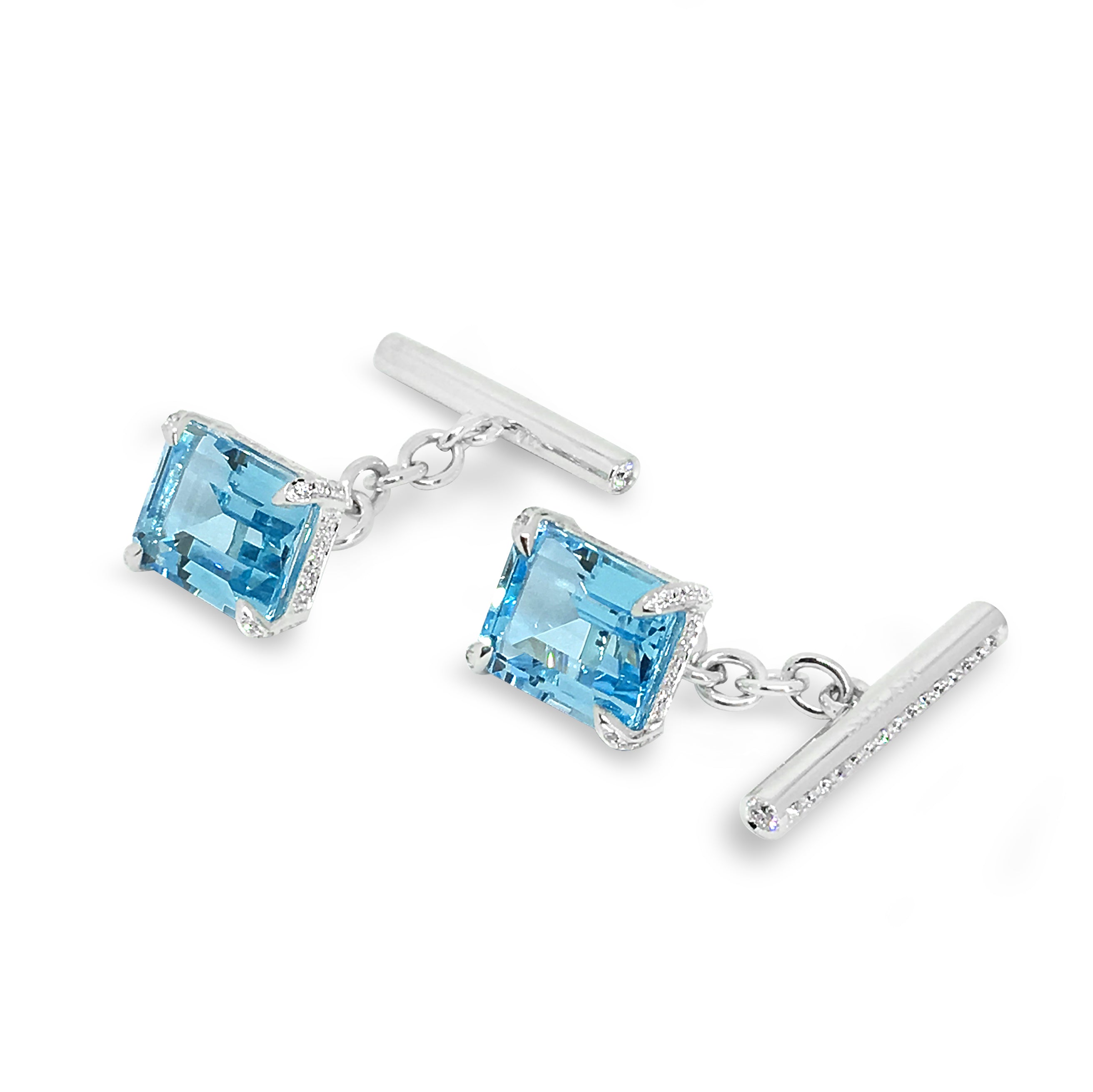 Cufflinks Faye Blue Topaz