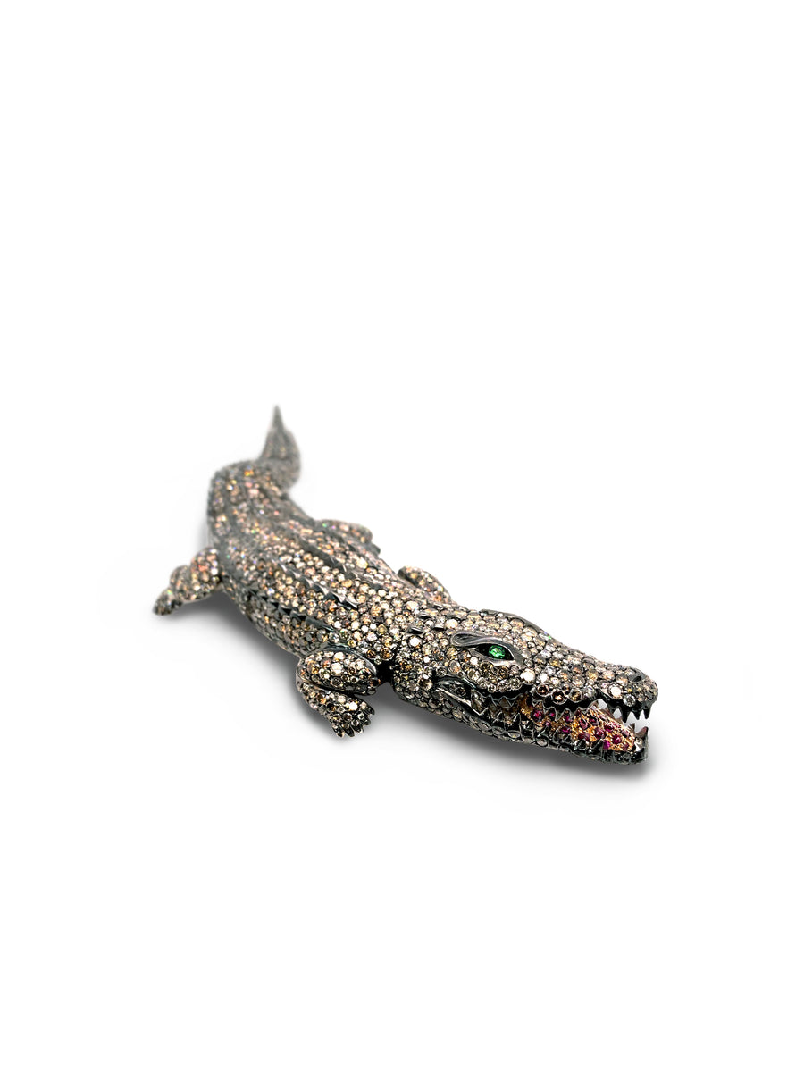 Brooch Crocodile The Other Twin